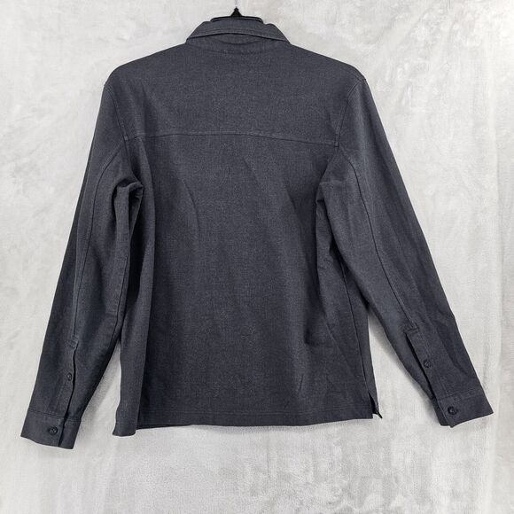 Public Rec Shirt Mens Medium Black Cotton Thermolite Spandex Long Sleeve Flannel - Picture 6 of 7